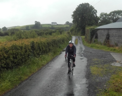 Katy Bartle in the wet Katy Bartle in the wet