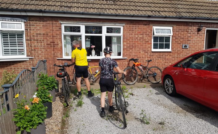 Ariving at Solomon's house in the morning